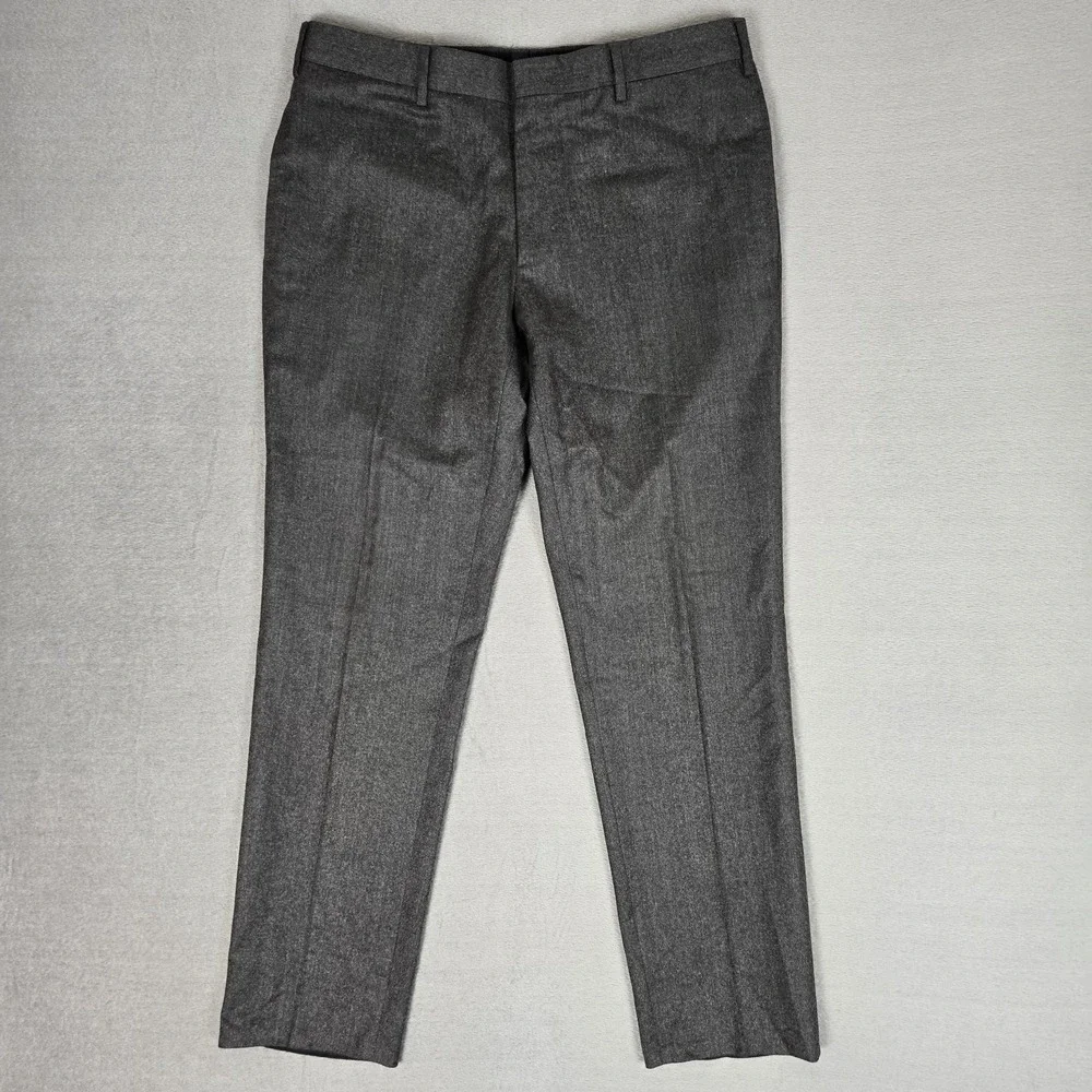 Prada Milano Suit Mens 52R Slim 34x29 Pants Gray 2 Piece Wool Italy Made *READ